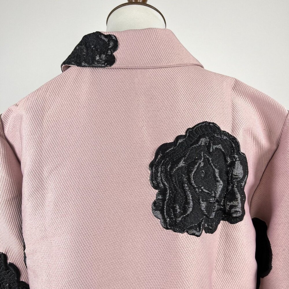 NWOT Stine Goya Kiana Rose Jacquard Pink Jacket Size M - Picture 9 of 16